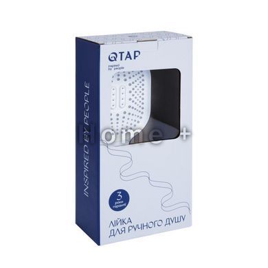Лійка для ручного душу Qtap Rucni 140*110 мм QTRUC125CRM45960 Chrome SD00052084 фото