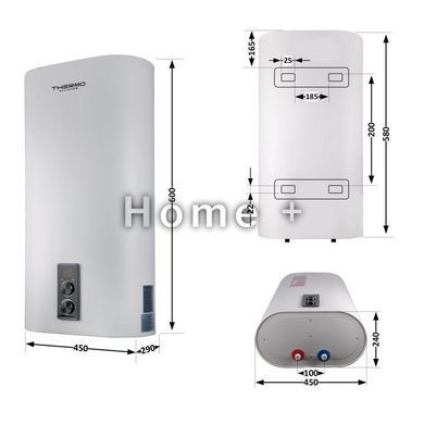 Водонагрівач Thermo Alliance 30 л, сухий ТЕН 2х (0,8 + 1,2) кВт (DT30V20G(PD)D/2) SD00046725 фото