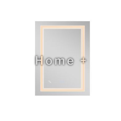 Зеркало Qtap Cardinal 600х800 с LED-подсветкой Touch, с антизапотеванием, с диммером, рег. темп. цвета SD00052325 фото