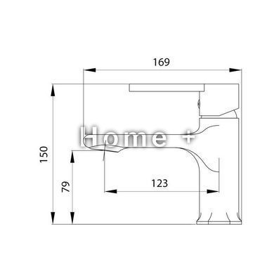 Змішувач для раковини Qtap Taurus QTTAU270CRM45659 Chrome SD00051783 фото