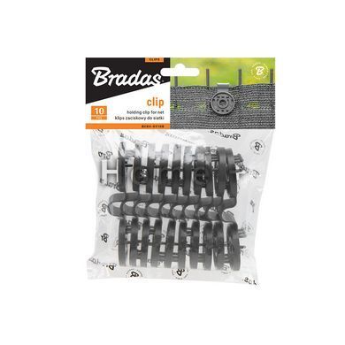 Зажим BUNGEE CORD CLIPS, 10 шт., серый, BCK4-GY10B BCK4-GY10B фото