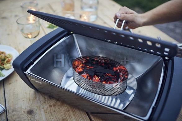 Бездимний настільний гриль Enders Aurora Mirror Black, з LED підсвічуванням 1365К 2450810253 фото
