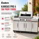 Газовий гриль Enders KANSAS Pro 4 SIK Profi Turbo 70х45 см 4 пальники Німеччина (8714)