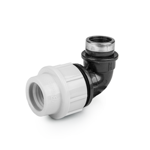 Коліно для труб PE, 50 мм, PN16, з внутрішньої резбой 5/4", DSRA16K50F54 1354289874 фото