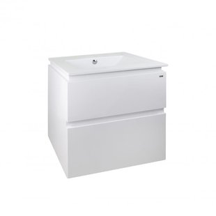 Комплект Qtap Albatross 605х725х460 White тумба підвісна + відрізна раковина QT0172TP600D3060CW SD00036097 фото