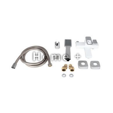 Смеситель для ванны Lidz Wawel 006 (c душевым гарнитуром) (k35) LDWAW006WHI45398 White SD00051522 фото