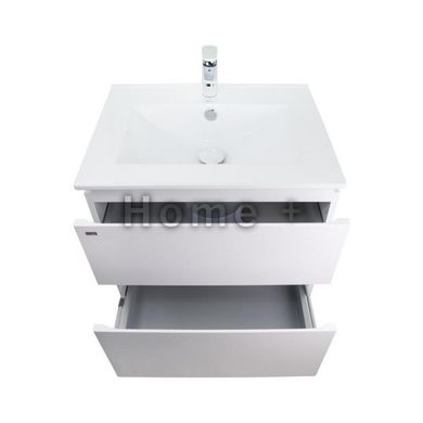 Комплект Qtap Albatross 605х725х460 White тумба підвісна + відрізна раковина QT0172TP600D3060CW SD00036097 фото