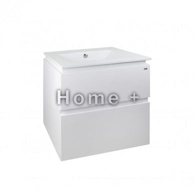 Комплект Qtap Albatross 605х725х460 White тумба підвісна + відрізна раковина QT0172TP600D3060CW SD00036097 фото