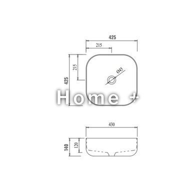 Раковина-чаша Qtap Kolibri 430х430х150 White QT1011K396WN SD00053081 фото