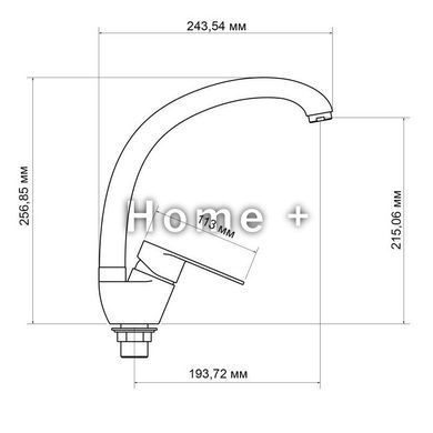 Смеситель для кухни Lidz Tani 008F (k40) LDTAN008FCRM44971 Chrome SD00051095 фото