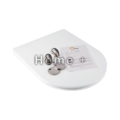 Сидіння для унітаза Qtap (Swan, Jay) з мікроліфтом Slim QT1699SC5176W SD00038757 фото