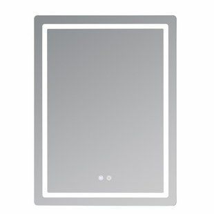Зеркало Qtap Mideya (MI2) 600х800 с LED-подсветкой Touch, с антизапотеванием, диммером, рег. яркости QT2078F6080 SD00054602 фото