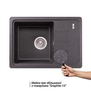 Кухонна мийка Lidz 620x435/200 GRF-13 (LIDZGRF13620435200) SD00043259 фото