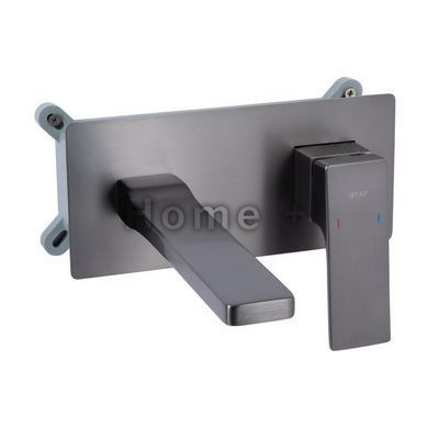 Змішувач для раковини Qtap Gemini прихованого монтажу QTGEM273GMB45695 Gunmetal Black PVD SD00051819 фото