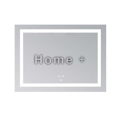 Зеркало Lidz Kubis (KU1) 900х700 с LED-подсветкой Touch, с антизапотеванием, с диммером, рег. яркости LD78LF9049070 SD00054575 фото