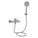Змішувач для душу Lidz Luna 010 (з душовим гарнітуром) (k35) LDLUN010NKS46095 Nickel SD00052219 фото