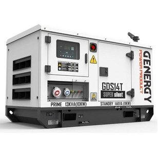 Генератор дизельний GENERGY GDS14T 11,2 кВт 240214090 фото