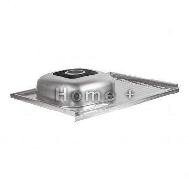 Кухонна мийка Brinex 6080-L 0,6 мм Satin (BRIN6080LSAT06) SD00054108 фото