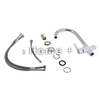 Смеситель для кухни Qtap Grand с подключением для питьевой воды QTGRA362CRW45668 Chrome/White SD00051792 фото