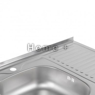 Кухонна мийка Brinex 6080-L 0,6 мм Satin (BRIN6080LSAT06) SD00054108 фото