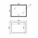 Зеркало Lidz Orion (OR2) 800х600 с LED-подсветкой Touch, с антизапотеванием, с диммером, рег. яркости LDOR80060049294
