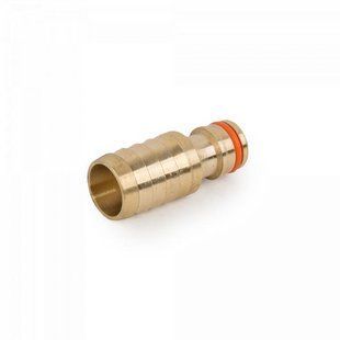 Ніпель латунний для з'єднання шлага 5/8", штуцер під шланг, BRASS, BR-2058 1883038804 фото
