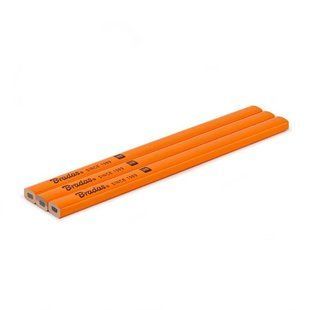 Олівець будівельний HB, SQUARE, 180мм, 3 шт., помаранчевий, DIY-PC2SQ18OR/3B DIY-PC2SQ18OR/3B фото