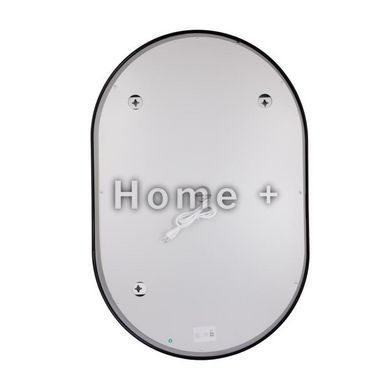Дзеркало Qtap Scorpio (SC1) з LED-підсвіткою Touch, з антизапотіванням, з димером, р. темп. кольору (3000-6500 K) Black QTSC600900 SD00055402 фото
