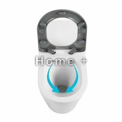 Унитаз напольный Qtap Freedom инклюзивный безбачковый Rimless безободковый с сиденьем Soft-close WHITE SD00052584 фото