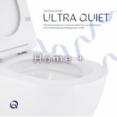 Унитаз подвесной Qtap Robin New безободковый с сиденьем Soft-close QT1333046EUQW SD00050601 фото