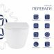 Унитаз подвесной Qtap Robin New безободковый с сиденьем Soft-close QT1333046EUQW