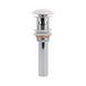 Донний клапан для раковини Qtap PU02O 70х70х227.5 White з переливом