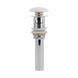 Донний клапан для раковини Qtap PU02O 70х70х227.5 White з переливом