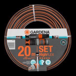 Шланг Gardena HighFlex 1/2" х 20 м + фитинги 18064-20.000.00 фото