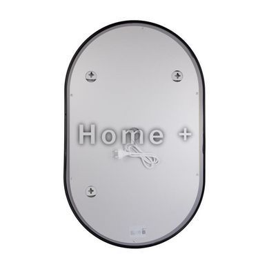 Дзеркало Qtap Scorpio (SC1) з LED-підсвіткою Touch, з антизапотіванням, з димером, р. темп. кольору (3000-6500 K) Black QTSC500800 SD00055400 фото
