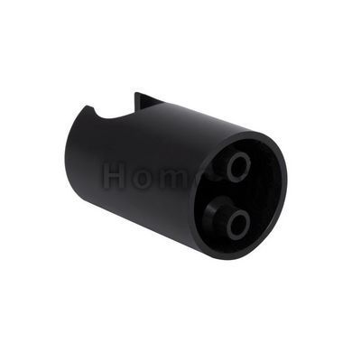 Настінний тримач для ручного душу Qtap Spojecti округлий QT829910842854OB Black Matt SD00048963 фото