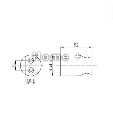 Настінний тримач для ручного душу Qtap Spojecti округлий QT829910842854OB Black Matt SD00048963 фото