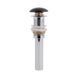 Донний клапан для раковини Qtap PU03 70х70х227.5 Matt black