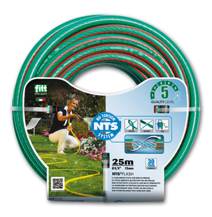 Шланг для поливання п'ятишаровий армований NTS FLASH 1/2" 50 м, FFL1/250 Польща 1354288520 фото