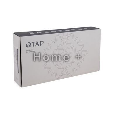 Змішувач для раковини Qtap Gemini високий QTGEM269GMB45680 Gunmetal Black PVD SD00051804 фото