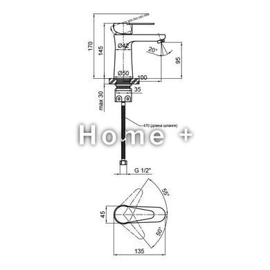 Смеситель для раковины Lidz (NKS) 09 35 001F SD00041058 фото