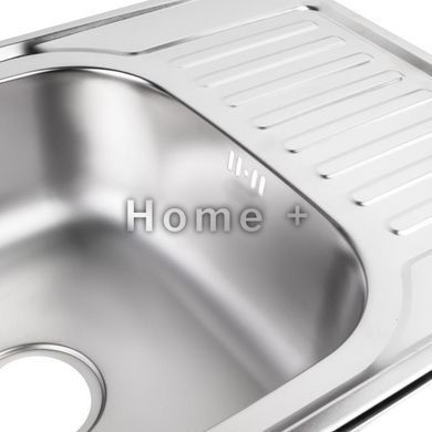 Кухонна мийка Brinex 7848 0,8 мм Micro Decor (BRIN7848MDEC08) SD00054098 фото