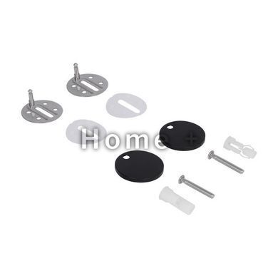 Сидіння для унітаза Qtap (Robin 490) 425x363x50 мм, Matt Black, з мікроліфтом Slim Duroplast, Quick Release QTSC179MB48676 SD00054800 фото