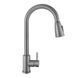 Смеситель для кухни Lidz Aria 015FL (k35) с выдвижным изливом LDARI015FLGRP49560 Graphite