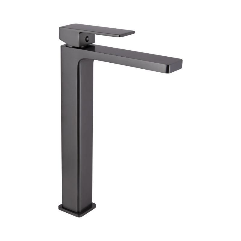 Смеситель для раковины Qtap Gemini высокий QTGEM269GMB45680 Gunmetal Black PVD SD00051804 фото