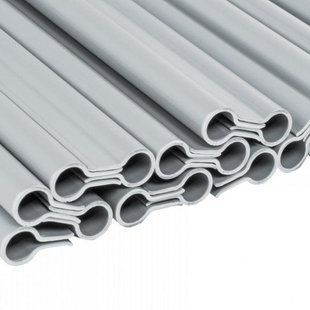 Кліпси для огорожих стрічок SOLID, світло-сірі, 19 см, 20 шт., TOBKS1920LGY 1774718826 фото