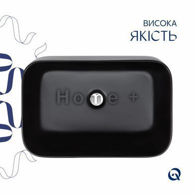 Раковина-чаша Qtap Scorpio 550х390х120 Matt black QT14112243MBN SD00052895 фото