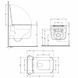 Унитаз подвесной Qtap Gemini Ultra Quiet 485&times;340&times;350 мм, Matt Black, с сиденьем Slim Duroplast / Soft-close / Quick Release