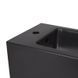 Биде подвесное Qtap Tern New 500x360x320 мм Matt Black QT17551303GMB
