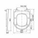Qtap Сидіння для унітаза (Robin 520, Scorpio 520) 465x363x60 мм, White, з мікроліфтом, Slim Duroplast, MagLock QTSC179W48916